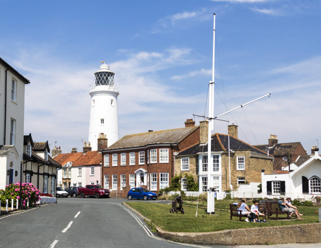 Southwold postcard view landscape