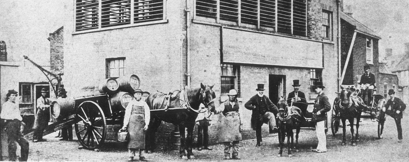 The brewery around 1872